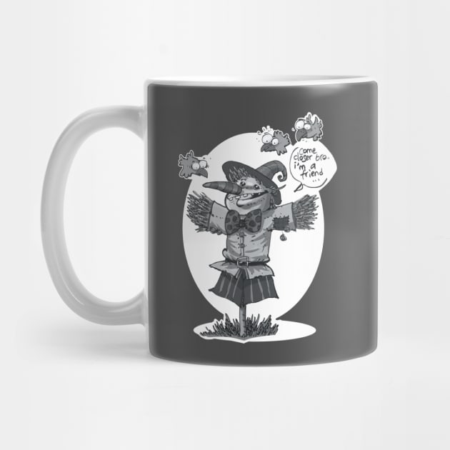 scarecrow funny cartoon grey tint by anticute